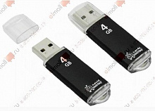 SMARTBUY (SB4GBVC-K) 4GB V-CUT BLACK USB флеш