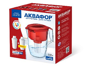 АКВАФОР ГАРРИ красный с доп.модулем Фильтр-кувшин