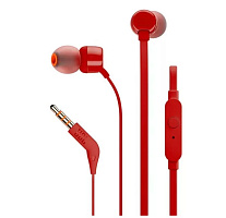 JBL TUNE 110 RED (JBLT110RED) [ПИ] Наушники вкладыши проводные