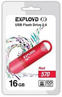 EXPLOYD 16GB 570 красный [EX-16GB-570-Red] USB флэш-накопитель