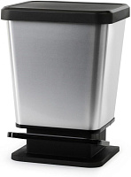 АЛЬТЕРНАТИВА М8556 для мусора "Металл" 20л (с педалью) (Стандарт качество)