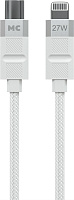 MORE CHOICE (4620202555045) K87ia USB 3.0A PD 27W для Lightning ng 8-pin Type-C - 1м , белый Кабель MORE CHOICE (4620202555045) K87ia USB 3.0A PD 27W 