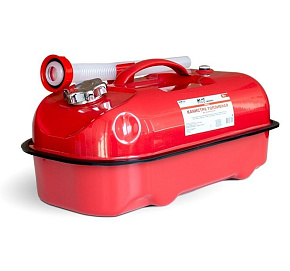 AVS HJM-10 металлическая горизонтальная 10 Л (красная) Канистра топливная