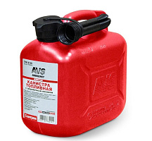 AVS TPK-05 пластик.5л. (красная) Канистра топливная