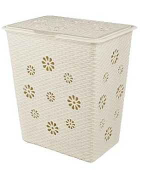 АЛЬТЕРНАТИВА М2030 Плетенка 60л (слоновая кость) Корзина для белья