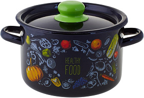 APPETITE 1с16с/1 Healthy food эмал цил 2,9л Кастрюля APPETITE 1с16с/1 Healthy food эмал цил 2,9л