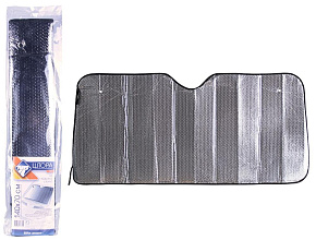 NOVA BRIGHT металлизированная, под лобовое стекло (серебро), 140х70см 46481 Шторки солнцезащитные