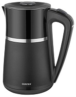 CENTEK CT-0028 Black (1,7л. металл/пластик) Чайник
