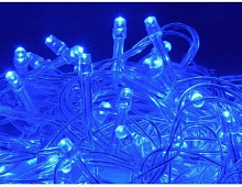 ECOLA N4YB05ELC LED гирлянда 220V IP44 Бахрома 5x0.5м 135Led Синий Blue, 8 режимов, прозр.провод с вилкой синий Светодиодная гирлянда