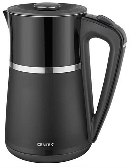 CENTEK CT-0028 Black (1,7л. металл/пластик) Чайник