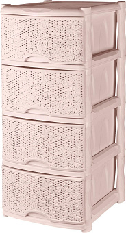 KEEPLEX KL377112005 Fiori четырехсекционный 50х41,5х55,5см бежевый топаз Комод