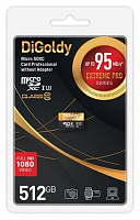 DIGOLDY 512GB microSDXC Class 10 UHS-1 Extreme Pro (U3) [DG512GCSDXC10UHS-1-ElU3 w] Карта памяти
