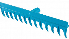 PALISAD Грабли пластиковые, 430 мм, 13 прямых зубьев, усиленные, без черенка, LUXE 61738 Грабли