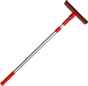 CLIM ART CA-SB-03 телескопическая для мытья стекол с поролоном и водосгоном 75-125см (CLA00173) Швабра