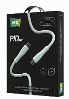 MORE CHOICE (4620202553058) K60aa 2м USB 3.0A PD 60W для Type-C Type-C 2м , белый Кабель