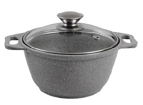 KUKMARA КМС22а 2,0л. Светлый мрамор Кастрюля KUKMARA КМС22а 2,0л. Светлый мрамор