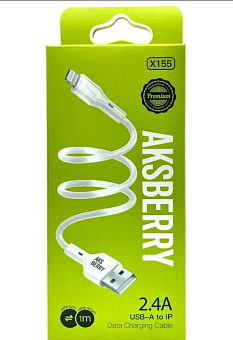 AKSBERRY (6972969383200) X155 1м 24A белый Кабель