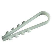 SMARTBUY (SBE-CJ-10-w) белый - 100 шт. дюбель-хомут
