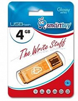 SMARTBUY (SB4GBGS-OR) 4GB GLOSSY SERIES ORANGE USB флеш