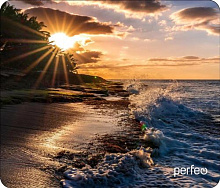 PERFEO (PF_D0692) "Пляж" Коврик для мыши