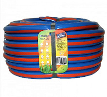 ГИДРОАГРЕГАТ Шланг поливочный Д=3/4" (20м) однослойный "СЕМИЦВЕТИК" цвет в ас-те Шланг