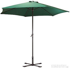 ECOS Зонт садовый GU-03 (зеленый) с крестообразным основанием 93011 Зонт садовый