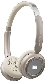 MONSTER N-tune mini 01 (MH22235) бежевые Наушники накладные беспроводные