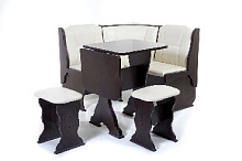 БИТЕЛ НАРЦИСС Венге/Крем (кремовый) (4 кор) Набор мебели для кухни