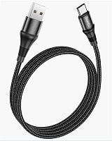 HOCO (6931474734235) X50 Excellent Type C (m) 1.0m - черный Кабель HOCO (6931474734235) X50 Excellent Type C (m) 1.0m - черный