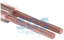 REXANT (01-6303) 2х0.50 мм,прозрачный SILICON, 100м Акустический кабель