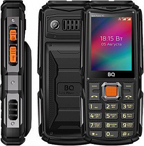 BQ 2410L Tank Power 4G Black/Gunmetal Телефон мобильный