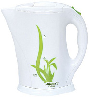 ATLANTA ATH-2305 white/green (1,7л. пластик) Чайник электрический