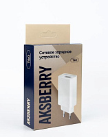 AKSBERRY (6900221560014) T40 1USB 24A + Type C (белый) СЗУ