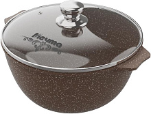 МЕЧТА 54806 Гранит brown 4л стеклянная крышка Казан МЕЧТА 54806 со стеклянной крышкой. "Гранит brown" 4,0л