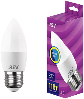 REV 32524 6 C37 11Вт E27 2700K Лампа светодиодная