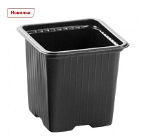 RUSSIA Горшочек для рассады, 70х70х65 мм, полистирол 64345 Горшок для рассады