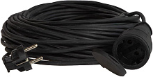 КОСМОС YSHKsm50m-1g(10A)KG шнур 1 гнездо , 10А - 50 м , Черный Удлинитель