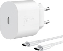 AKSBERRY (6900328420013) T25 25W PD + кабель Type-C, белый