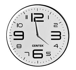 CENTEK СТ-7101 White Часы настенные