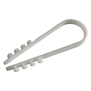 SMARTBUY (SBE-CJ-25-w) белый - 100 шт. дюбель-хомут