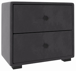 НК-МЕБЕЛЬ TANGO тумба прикроватная Велюр Серый 72306850 (1 кор.) Тумба прикроватная