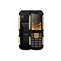 BQ 2430 Tank Power Black/Gold Телефон мобильный
