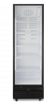 БИРЮСА B521RN 545л черный фронт витрина Шкаф -витрина