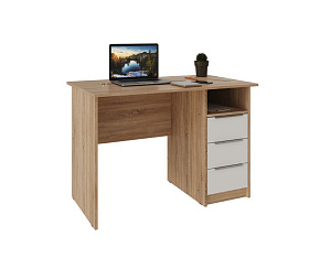 МЕБЕЛЬ-КОМПЛЕКС Нордик Дуб сонома/Белая Аляска Стол письменный