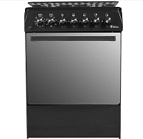 IDEAL L355 ГК черный чуг Комбинированная плита