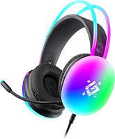 DEFENDER (64441) Ignis черный, RGB, провод 2 м Гарнитура DEFENDER (64441) Игровая гарнитура Ignis черный, RGB, провод 2 м