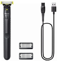 PHILIPS Триммер OneBlade QP1424/10 черный (насадок в компл:2шт)