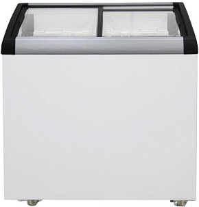 БИРЮСА CF23 230л (ларь, гнутое раздвижное стекло) Морозильный ларь