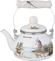 AGNESS 943-060 FAMILY HOUSE с фильтром 0,85л Чайник