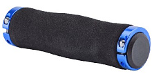 STELS Грипсы XH-GN02BL 130 мм чёрные, материал EVA, синие кольца, в инд. упаковке 150241 LU089186 Грипсы STELS Грипсы XH-GN02BL 130 мм чёрные, материа